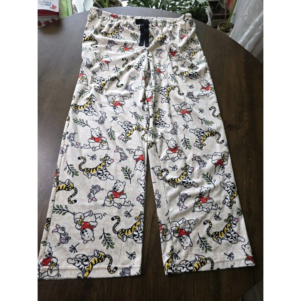 WINNIE THE POOH DISNEY Fleece Pajama Lounge PJ Pants SIZE XL - Picture 2 of 14